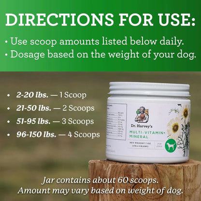 Suplemento Multivitaminico Mineral Hierbas Para Perros Dr Harvey Importado