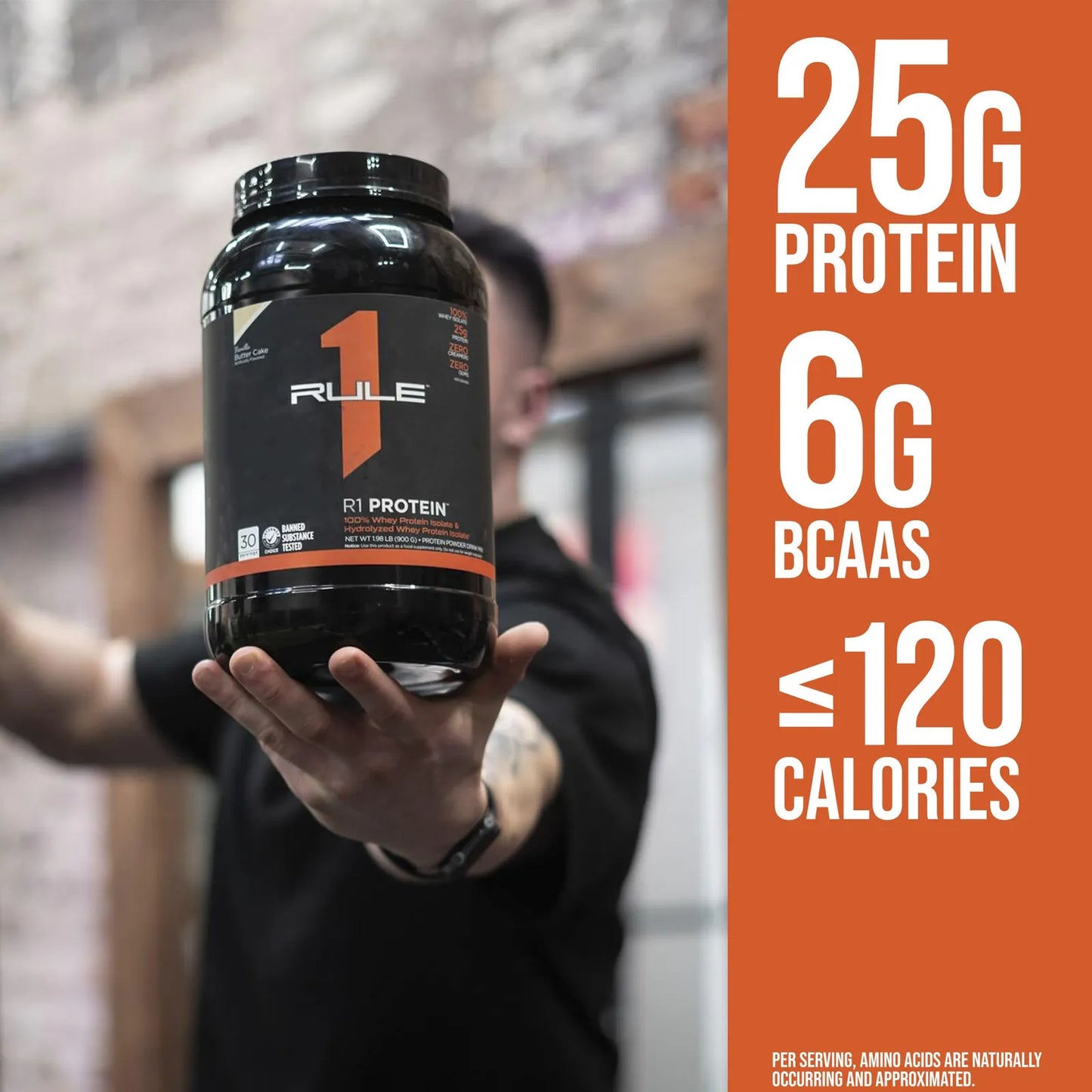 Proteína R1 Rule One 100 Aislada Hidrolizada Sabor Plátano 5 Lb