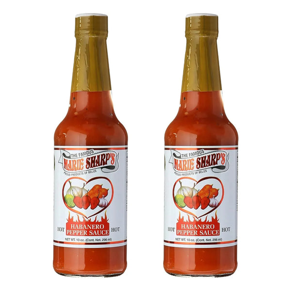 Salsa Picante Marie Sharp Habanero Pack X2 Sabores Intensos Y Naturales