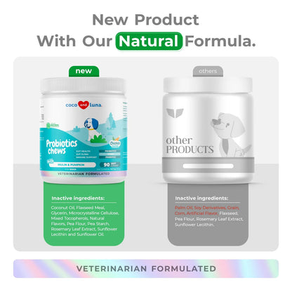 Masticables Suaves Probióticos Para Perros 90 Unidades Salud Digestiva E Inmunológica