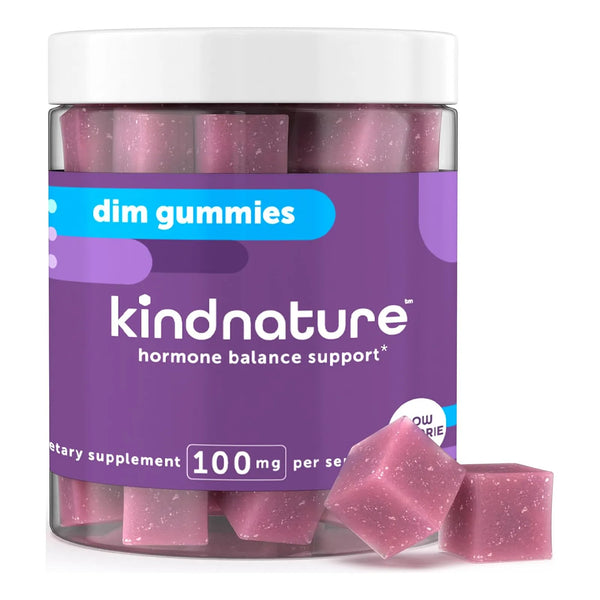 Gomitas DIM 100 Mg Sabor Uva Equilibrio Hormonal Natural Vegano Sin Gluten
