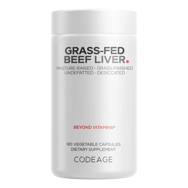 Higados Liofilizados De Res Alimentada Con Pasto En Cápsulas Codeage Suplemento Superalimento Nutritivo