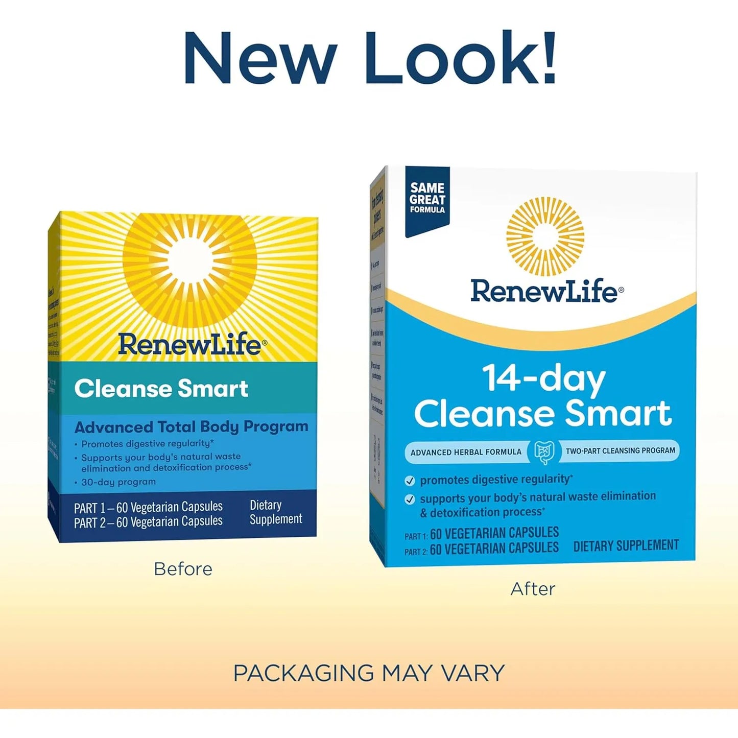 Suplemento Renew Life Cleanse Smart Advanced Desintoxicacion 120 Capsulas