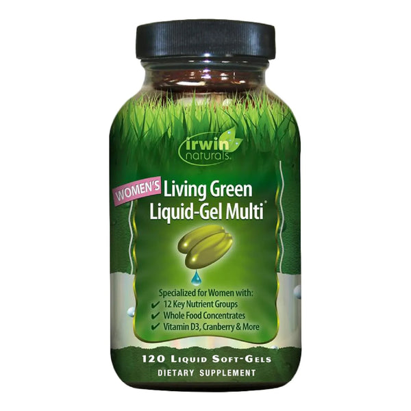 Multivitamina Liquida Verde Para Mujeres Irwin Naturals 70 Nutrientes 120 Capsulas
