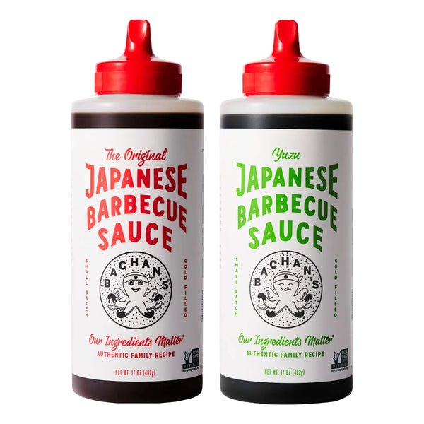 Salsa Japonesa Para Barbacoa Bachan's Original Y Yuzu Paquete 2 Sabores Auténticos