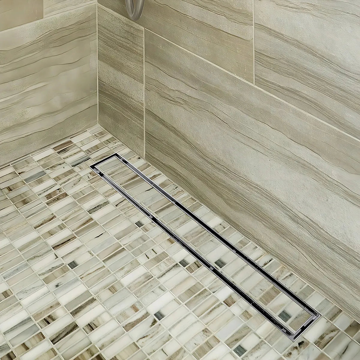 Desague De Ducha Lineal 61 Cm Neodrain Rejilla Inoxidable Elegante Y Seguro