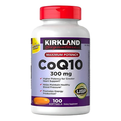 Coq10 300mg Kirkland Apoyo Diario 100 Cápsulas Blandas - Imagen 1