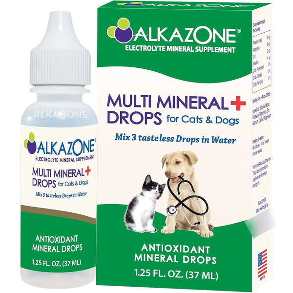 Gotas Alcalinas Multiminerales Alkazone Para Mascotas Refuerza Sistema Inmune Y Equilibra Ph