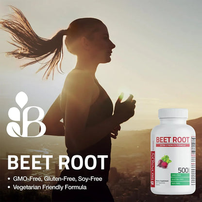 Raíz De Remolacha Extra Fuerte 2000 Mg Bronson 500 Tabletas Veganas