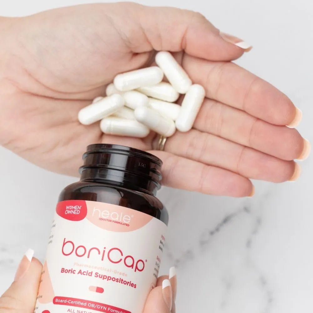 Supositorios Vaginales Acido Borico BoriCap 600 Mg Equilibra Ph Alivia Picazon Y Olor