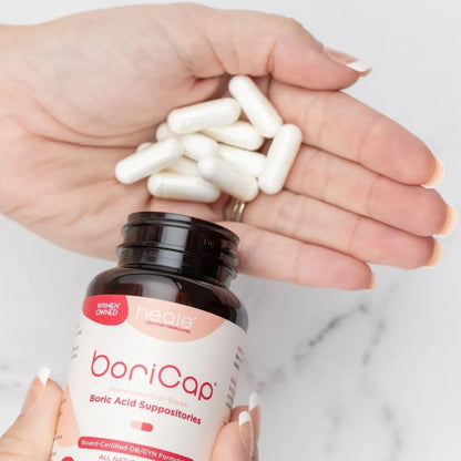 Supositorios Vaginales Acido Borico BoriCap 600 Mg Equilibra Ph Alivia Picazon Y Olor