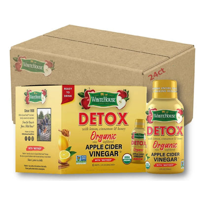 Vinagre De Sidra De Manzana Crudo Sin Filtrar Pack De 24 Botellas Desintoxicacion Natural