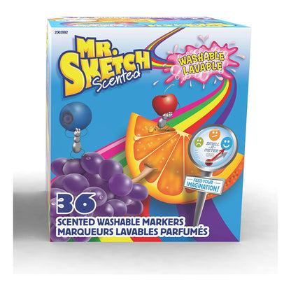 Mr Sketch Marcadores Perfumados Punta Cincel 12 Aromas 36 Unidades