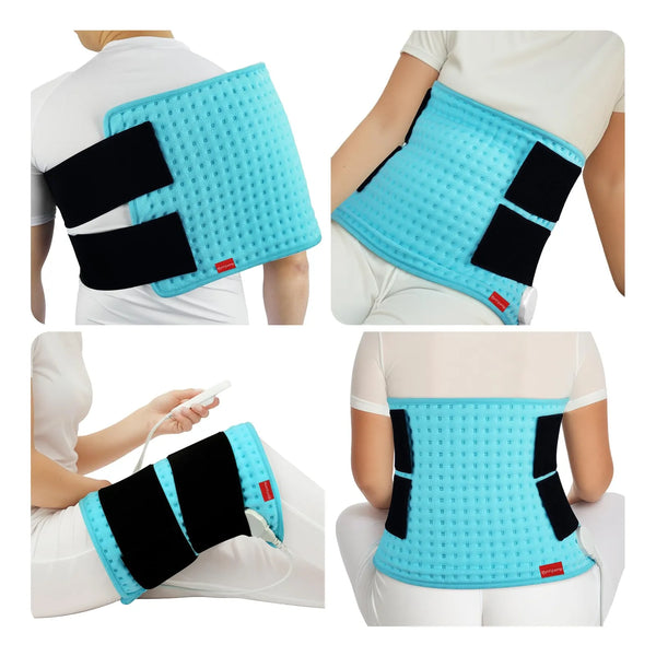 Almohadilla Termica Electrica Portatil Grande Alivia Dolor Espalda Y Musculos