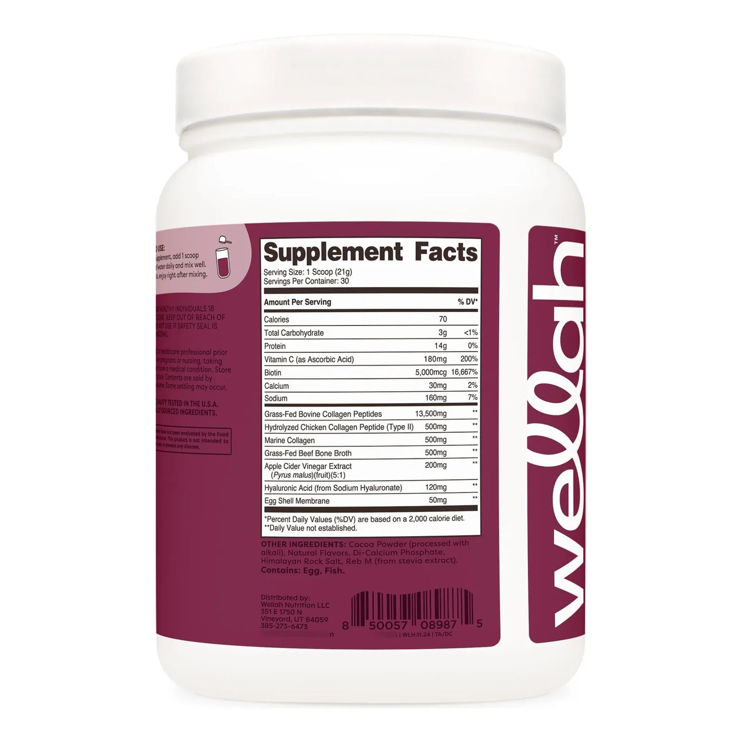 Colageno Multiple En Polvo Sabor Chocolate Oscuro 30 Porciones The Afterglow Multi Collagen Protein + Beauty