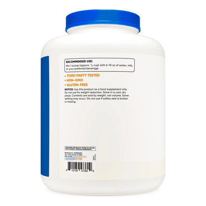 Proteina De Suero Aislada 100 Pura 5LBS Sin Sabor EEUU Recuperacion Muscular