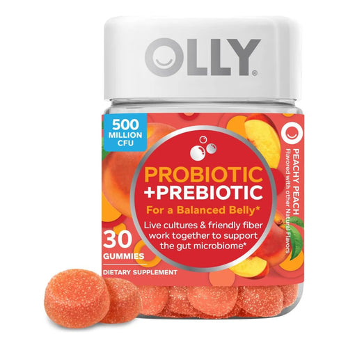 Omitas Olly Probiotic Prebiotic Digestivo Sabor Durazno  - Imagen 1