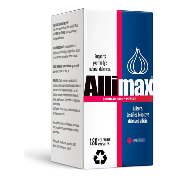 Cápsulas De Alicina Natural 180 Mg 180 Unidades Apoyo Inmunológico