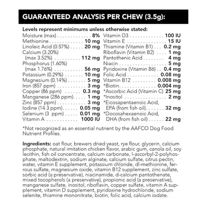 Multivitamina Canina VetriScience Para Perros Salud Piel y Energía 30 Masticables