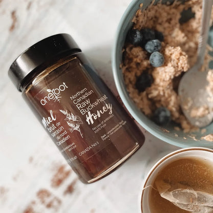 Miel Cruda De Trigo Sarraceno Natural 500g Rica En Antioxidantes Más Que Manuka