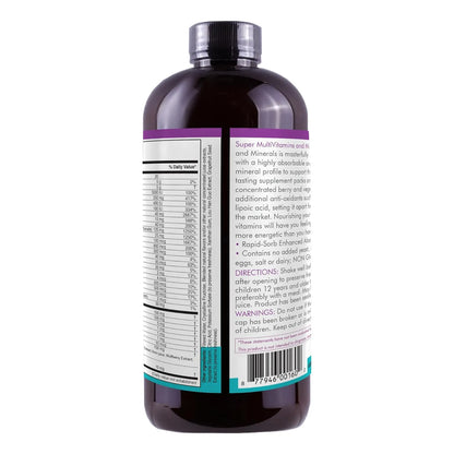 Multivitaminas Minerales Naturales Liquidas 473 Ml Energia Y Defensas