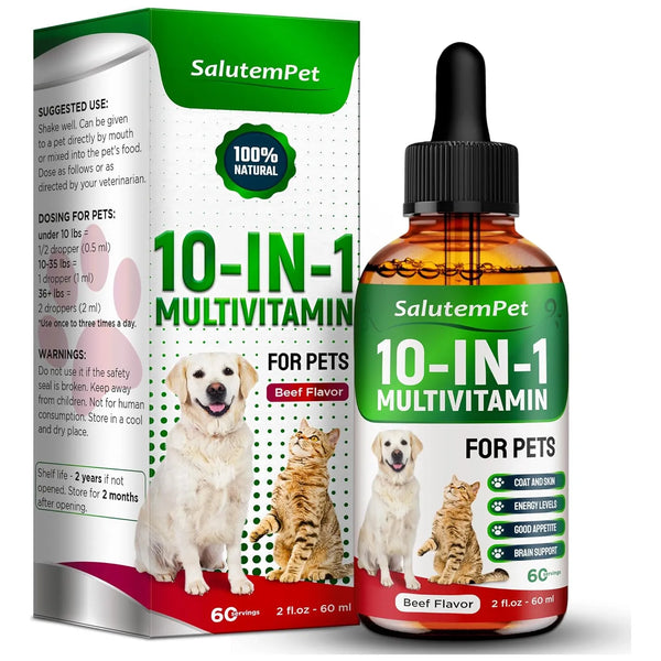 Multivitaminas Esenciales Para Perros Y Gatos Mezcla Nutriti Importado Estados Unidos