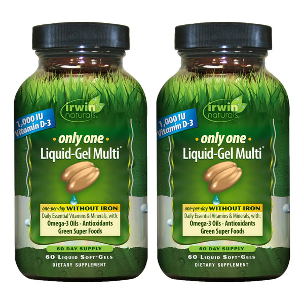 Multivitaminico Liquido 60 Geles Suaves Paquete Doble Omega 3 Antioxidantes