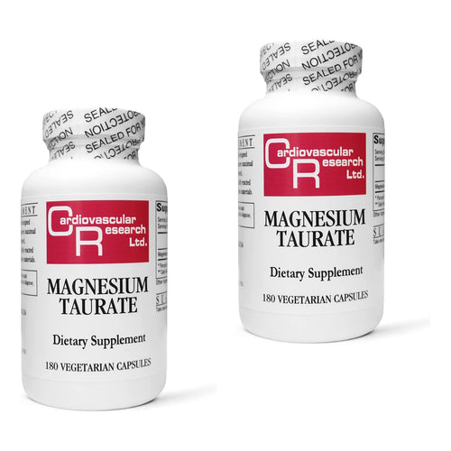 Taurato De Magnesio 180 Capsulas Paquete Doble Salud Corazon Y Mente