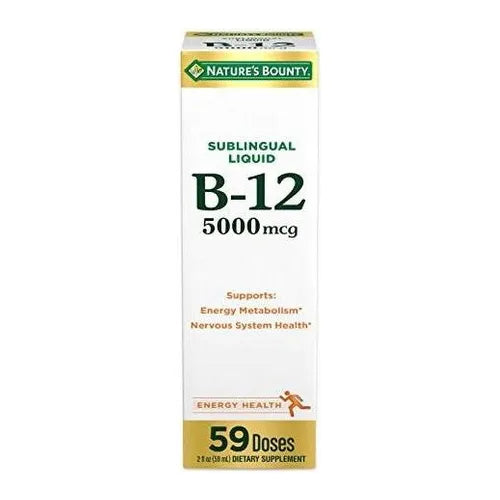 Vitamina B-12 5000 Mcg Sublingual Nature's Bounty 59 Ml - Imagen 1