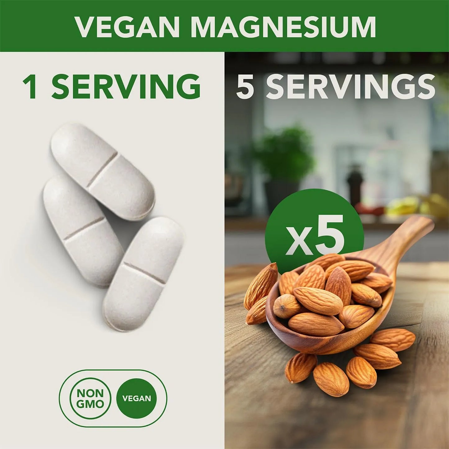 Glicinato De Magnesio 400 Mg Alta Absorción Quelatado Relaja Músculos Y Sueño
