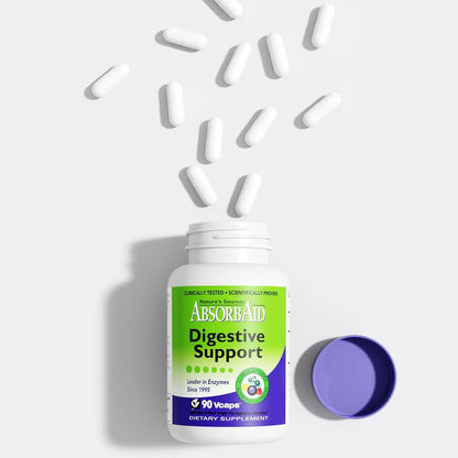 Absorbaid 90 Capsulas Veganas Soporte Digestivo Natural Eficaz