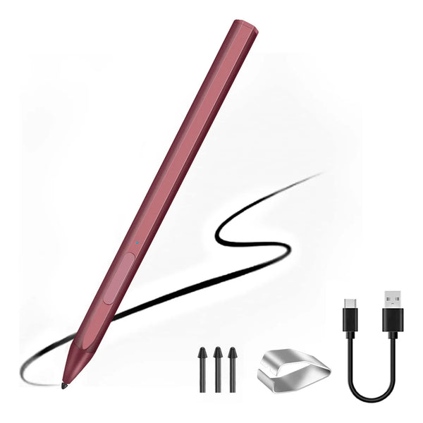 Lápiz Óptico Para Microsoft Surface Pro 9 8 7 6 5 4 3 X Con 4096 Niveles De Presión Y Carga Rápida