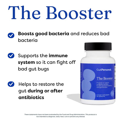 Probiótico Booster Salud Intestinal 5 Mil Millones UFC Saccharomyces Boulardii Cápsulas 30 Porciones