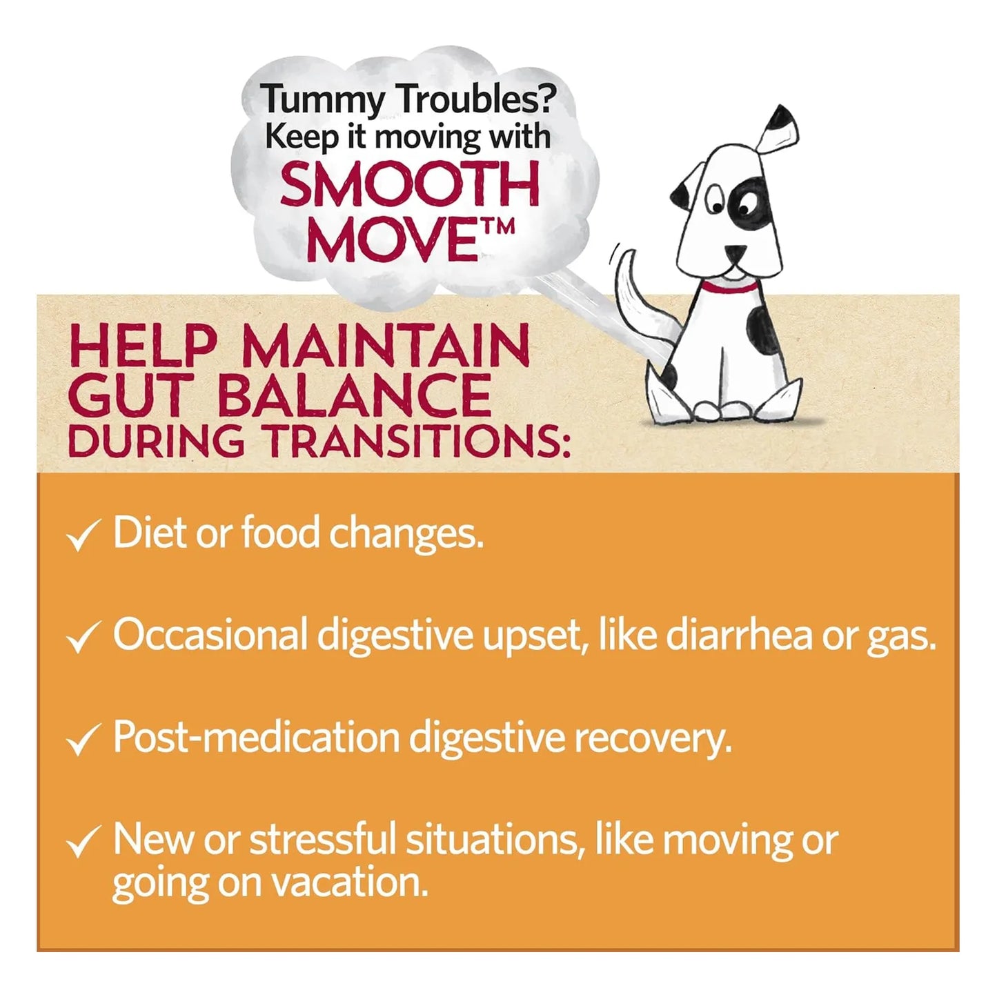 Probiótico Para Perros Fidobiotics Smooth Move Salud Intestinal 7 Días