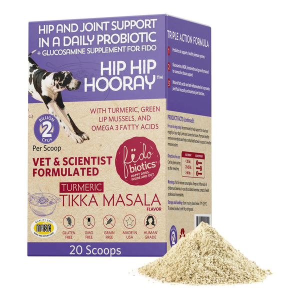 Soporte Cadera Articulaciones Perros Probióticos Diarios Con Glucosamina Sabor Tikka Masala