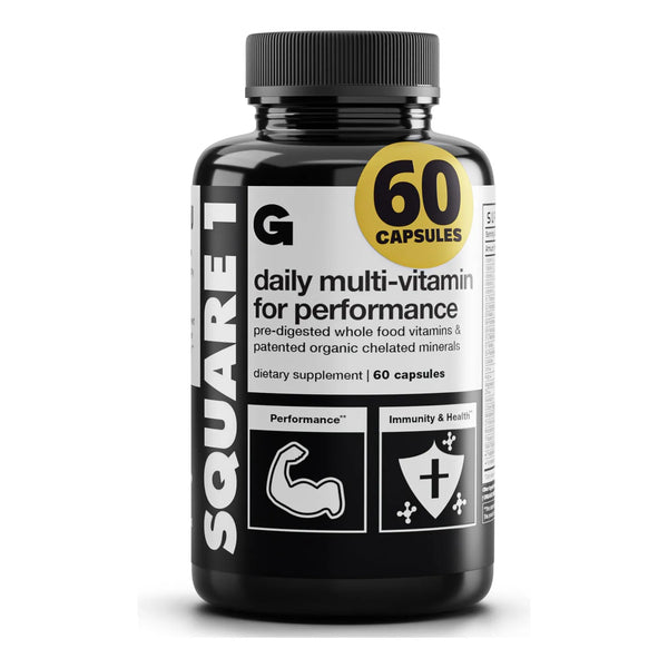 Multivitaminico Y Mineral Gains In Bulk Square 1 Con Enzimas Digestivas Para Mujeres Y Hombres