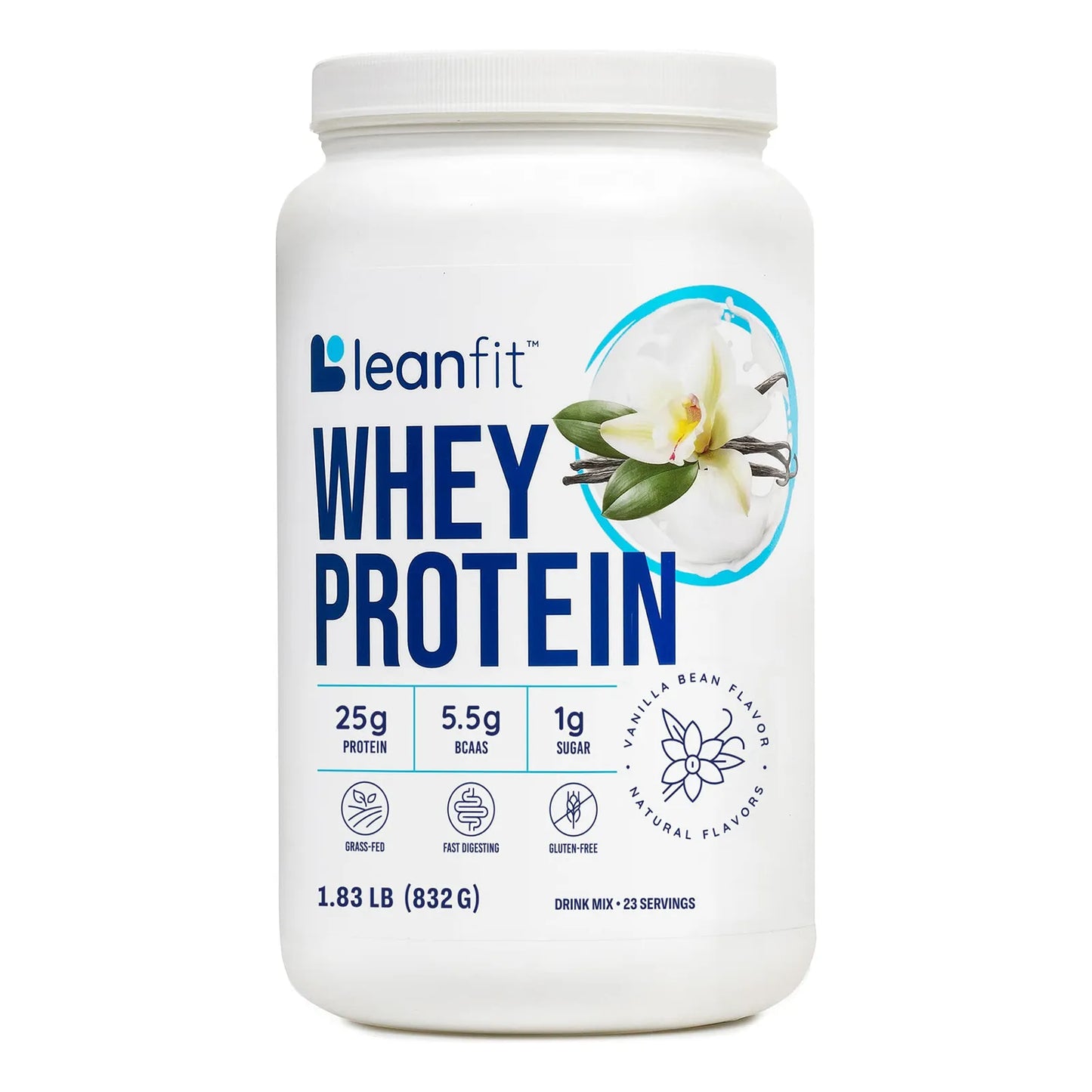 Whey Protein Natural Vainilla 100 Puro Alimentado Con Pasto 23 Porciones