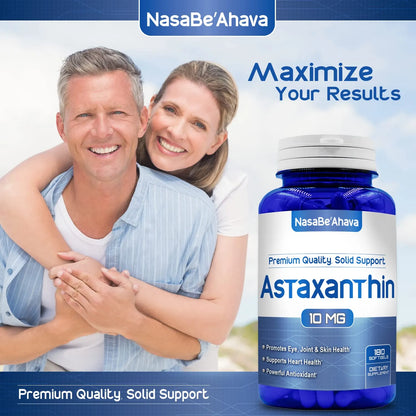 Suplemento De Astaxantina Antioxidante 10 Mg Para Piel Y Ojos Saludables