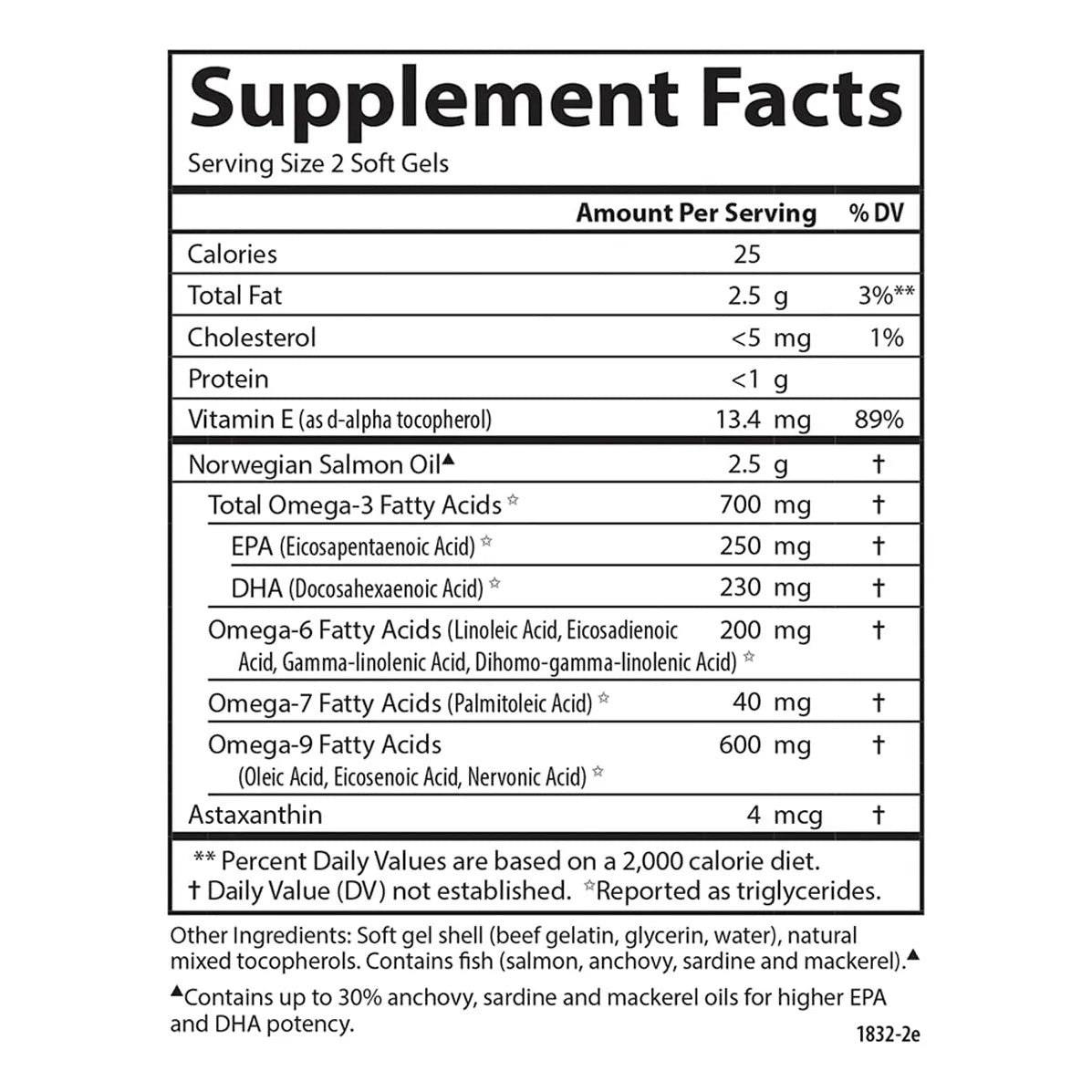 Aceite De Salmon Completo 700 Mg Omega 3 Astaxantina 240 Capsulas Noruego