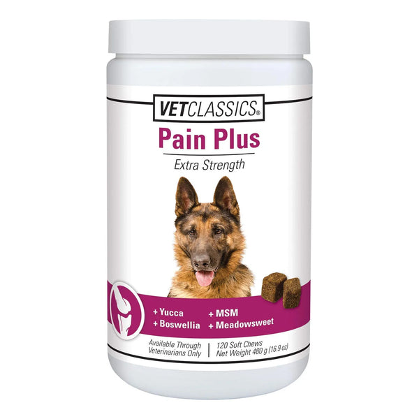 Suplemento Pain Plus Para Perros 120 Masticables Alivia Dolor Articular