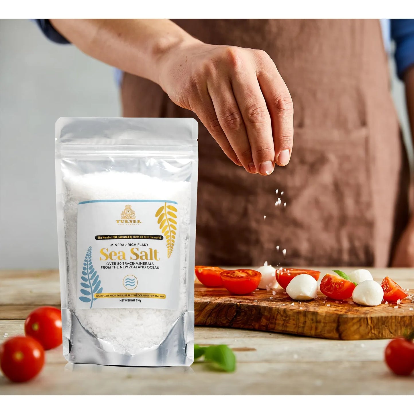 Sal Marina Escamosa Premium De Nueva Zelanda 250g 84 Minerales Natural