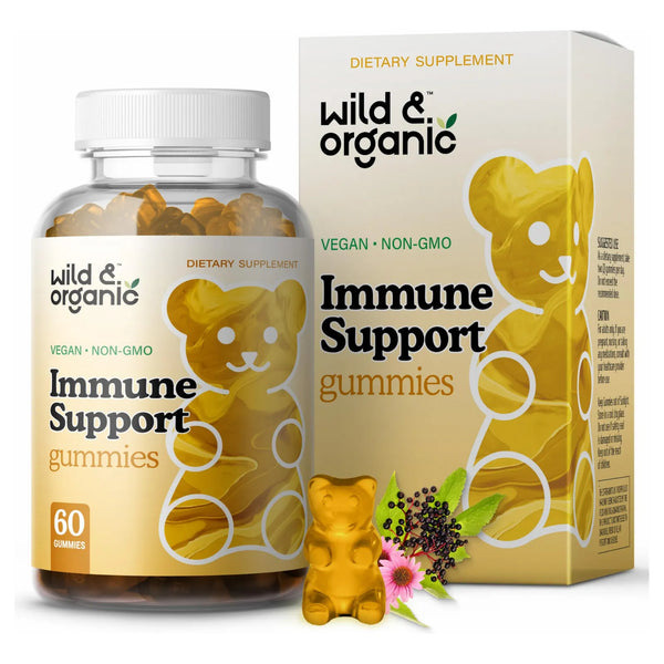 Gomitas Inmunidad Saúco 1000 Mg Vitamina C 500 Mg Zinc 60 Unidades Veganas