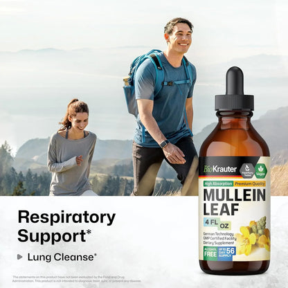 Extracto Líquido De Hoja De Gordolobo 120 Ml Desintoxicación Pulmonar Y Digestiva