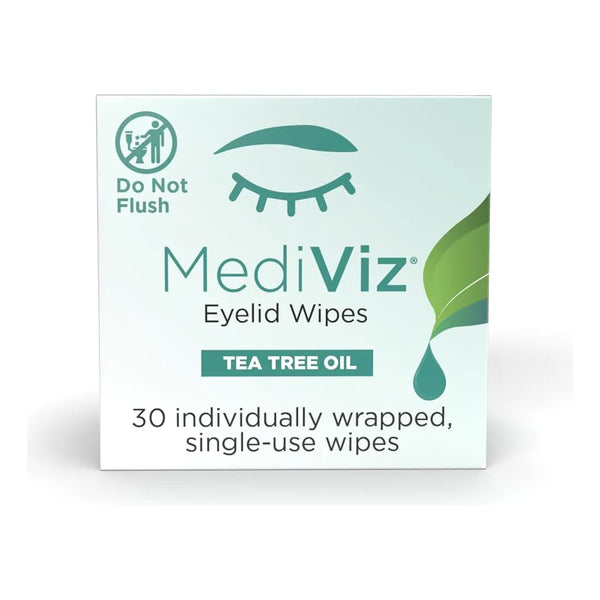 Toallitas Para Párpados De Árbol De Té Mediviz 30 Und Limpieza Profunda Y Antiarrugas