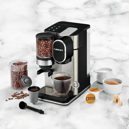 Cafetera Cuisinart Una Sola Porcion Con Molinillo Cafe Fresco Instantaneo