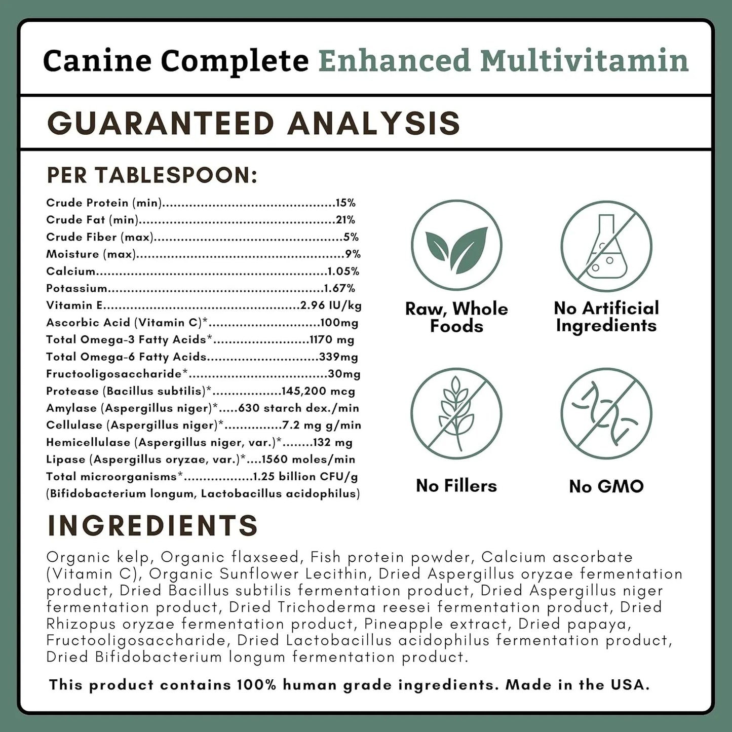 Multivitaminico En Polvo Para Perros 900g Nutrientes Esenciales Piel Y Digestión