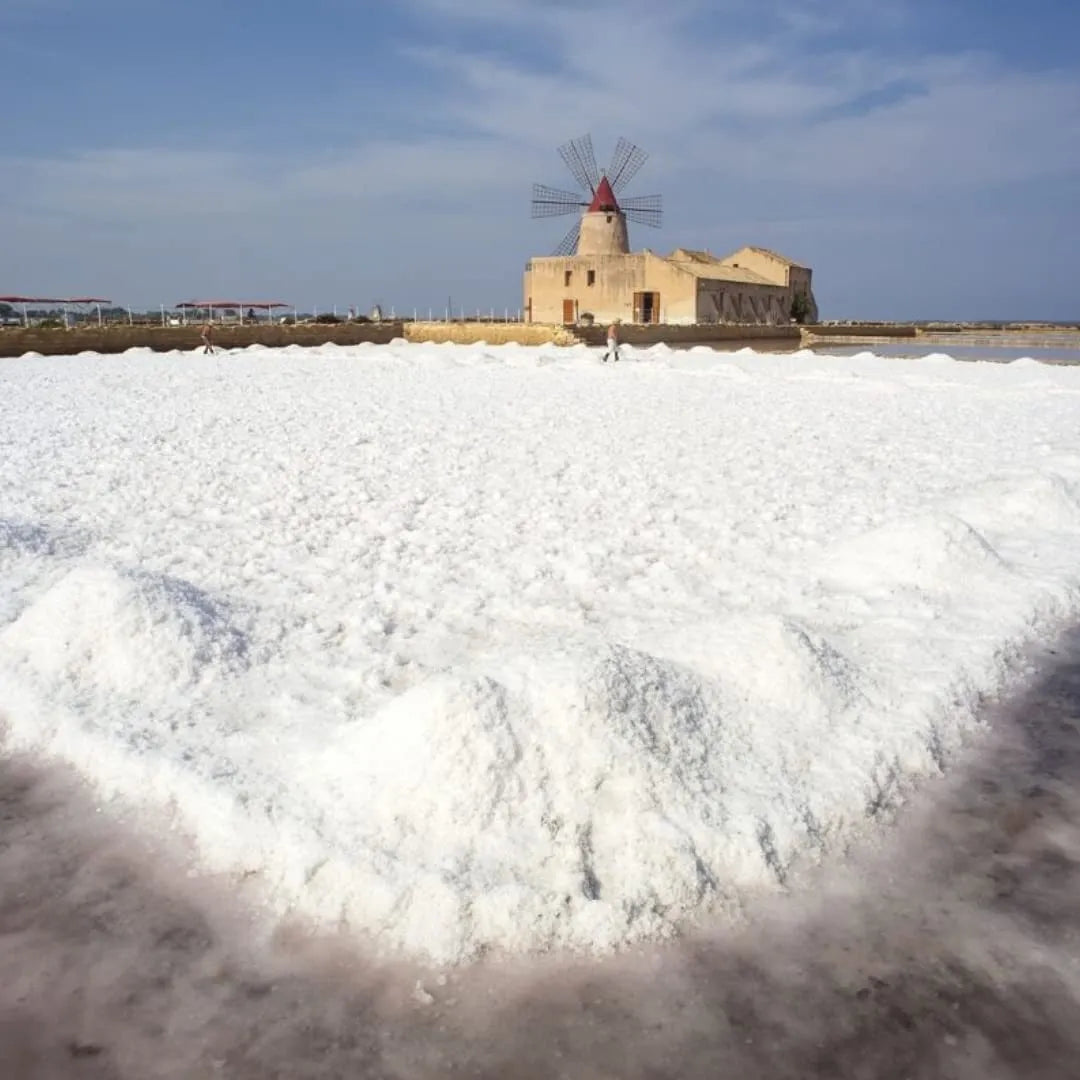 Sal Marina Gruesa Siciliana Trapani 750g Secada Al Sol Agitador Premium