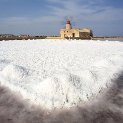 Sal Marina Gruesa Siciliana Trapani 750g Secada Al Sol Agitador Premium