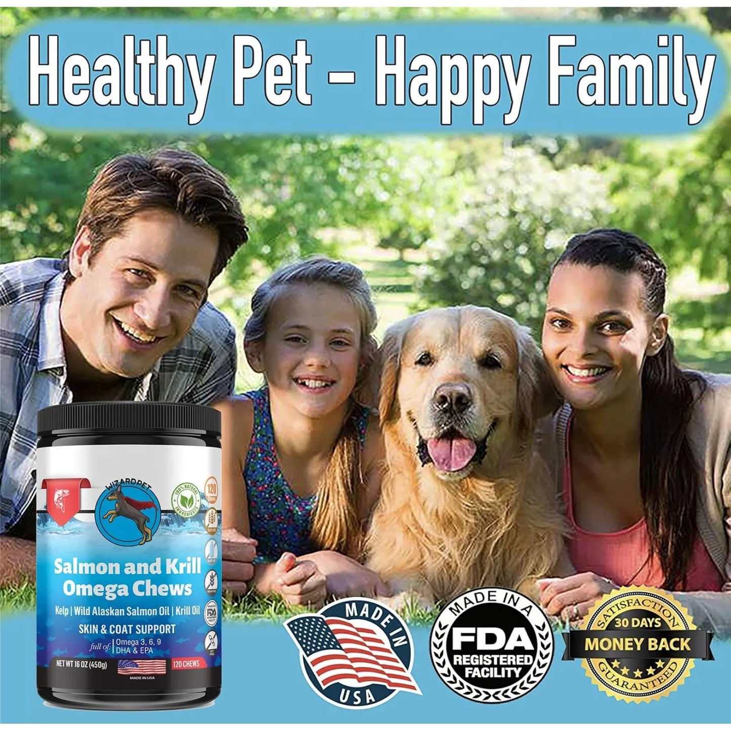 Golosinas Suaves De Aceite De Krill Para Perros Con Omega 3 120 Unidades