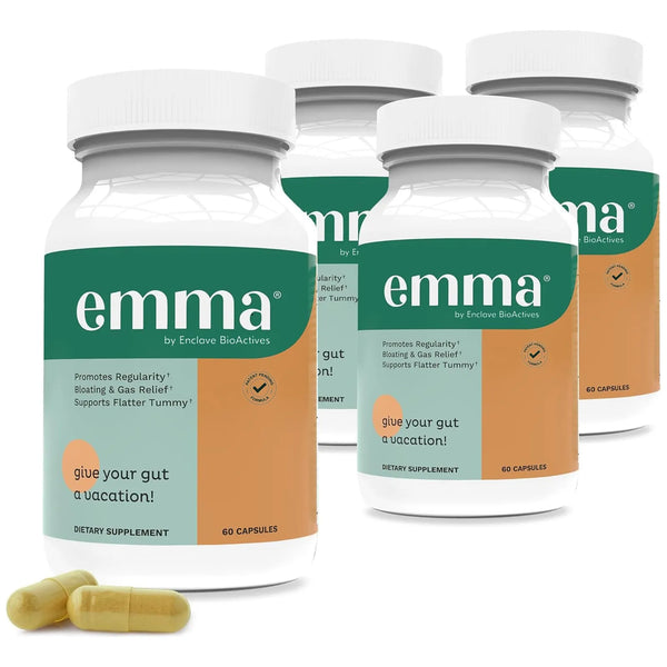 Emma Salud Intestinal Paquete De 4 Alivio De Gases Y Hinchazon Digestión Perfecta
